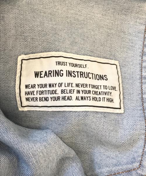 MIHARA YASUHIRO（ミハラヤスヒロ）MIHARA YASUHIRO (ミハラヤスヒロ) ドッキングレイヤード デニムパンツ インディゴ サイズ:46の古着・服飾アイテム