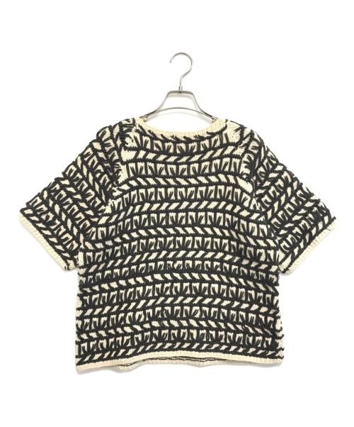 Y's（ワイズ）Y's (ワイズ) 半袖ニット ベージュ サイズ:表記なしの古着・服飾アイテム