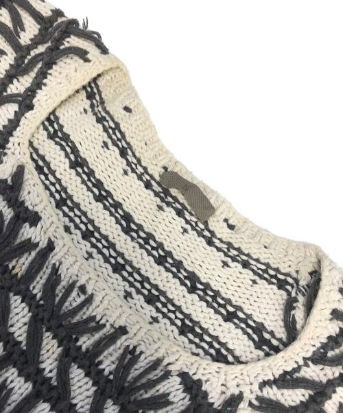 Y's（ワイズ）Y's (ワイズ) 半袖ニット ベージュ サイズ:表記なしの古着・服飾アイテム