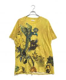ETRO（エトロ）の古着「オールオーバー和柄プリントTシャツ」｜イエロー