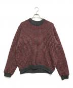 L.L.Beanエルエルビーン）の古着「バーズアイニット」｜レッド