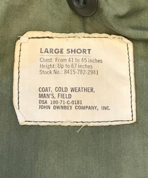 VINTAGE MILITARY（ヴィンテージ ミリタリー）VINTAGE MILITARY (ヴィンテージ ミリタリー) M-65フィールドジャケット カーキ サイズ:L-SHORTの古着・服飾アイテム