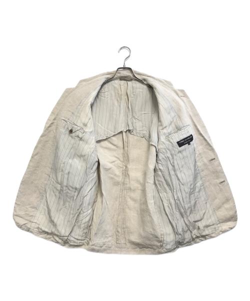 COMME des GARCONS HOMME PLUS（コムデギャルソンオムプリュス）COMME des GARCONS HOMME PLUS (コムデギャルソンオムプリュス) リネンテーラードジャケット ベージュ サイズ:Sの古着・服飾アイテム