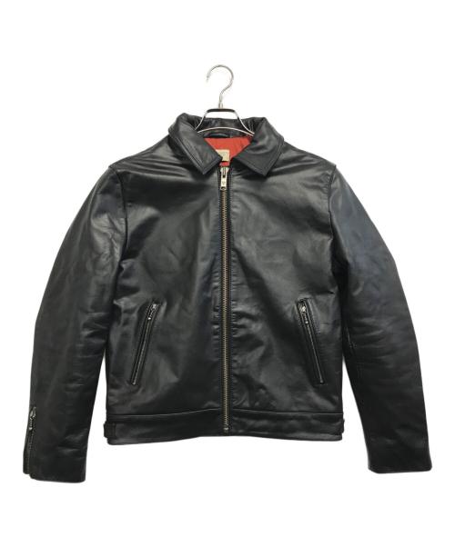NUDIE JEANS（ヌーディー・ジーンズ）NUDIE JEANS (ヌーディー・ジーンズ) eddy leather jacket ブラック サイズ:Sの古着・服飾アイテム