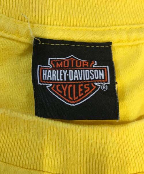 HARLEY-DAVIDSON（ハーレーダビッドソン）HARLEY-DAVIDSON (ハーレーダビッドソン) 00s HARLEY-DAVIDSON(ハーレーダビッドソン) カットソー イエロー サイズ:XLの古着・服飾アイテム