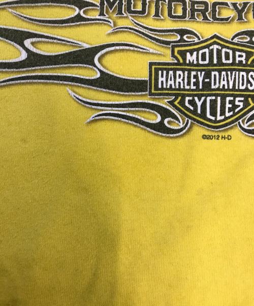 HARLEY-DAVIDSON（ハーレーダビッドソン）HARLEY-DAVIDSON (ハーレーダビッドソン) 00s HARLEY-DAVIDSON(ハーレーダビッドソン) カットソー イエロー サイズ:XLの古着・服飾アイテム