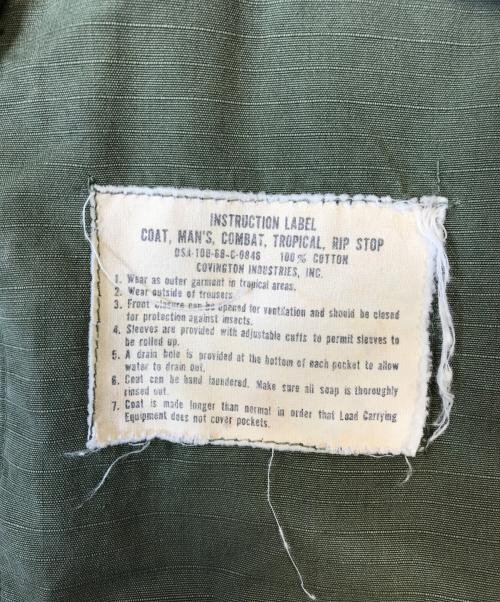 VINTAGE MILITARY（ヴィンテージ ミリタリー）VINTAGE MILITARY (ヴィンテージ ミリタリー) US ARMY ジャングルファティーグジャケット グリーン サイズ:MEDIUM-REGULARの古着・服飾アイテム