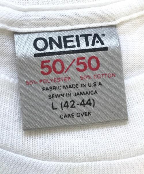 ONEITA（オニータ）ONEITA (オニータ) 90s PENNY CANDY(ペニーキャンディ)プリントTシャツ ホワイト サイズ:L(42-44)の古着・服飾アイテム