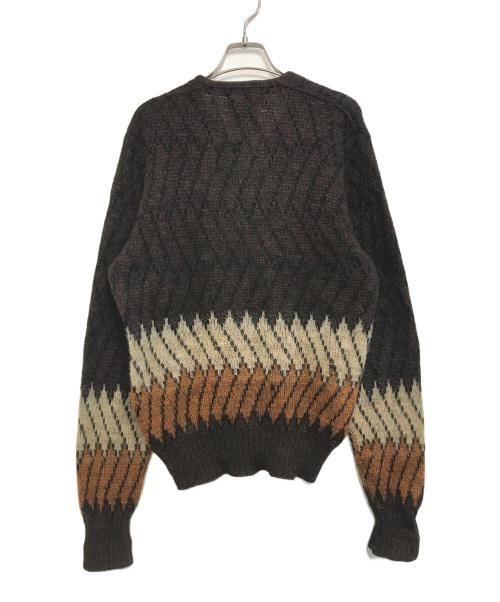 VINTAGE（ヴィンテージ）VINTAGE (ヴィンテージ) モヘアカーディガン ブラウン サイズ:Mの古着・服飾アイテム