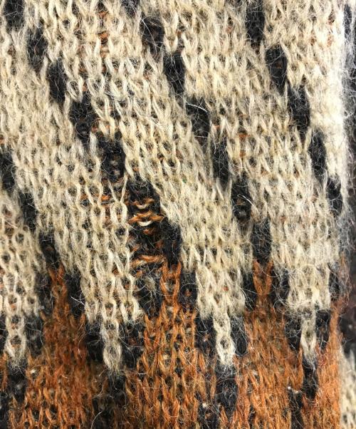 VINTAGE（ヴィンテージ）VINTAGE (ヴィンテージ) モヘアカーディガン ブラウン サイズ:Mの古着・服飾アイテム