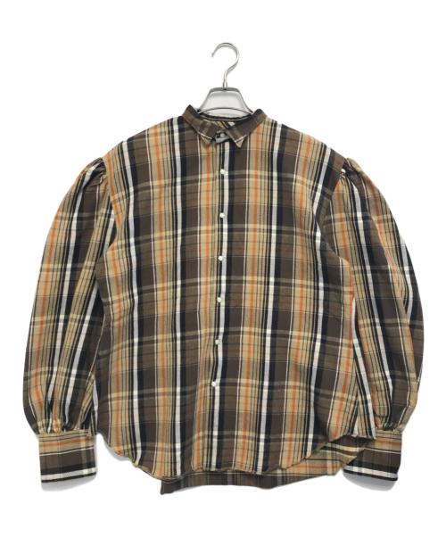 KAPITAL（キャピタル）KAPITAL (キャピタル) オペラスリーブコンポーザーシャツ ブラウン サイズ:1の古着・服飾アイテム