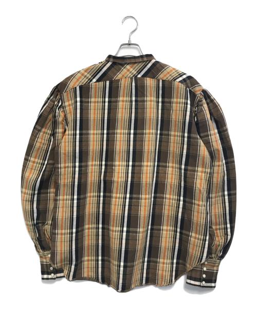 KAPITAL（キャピタル）KAPITAL (キャピタル) オペラスリーブコンポーザーシャツ ブラウン サイズ:1の古着・服飾アイテム