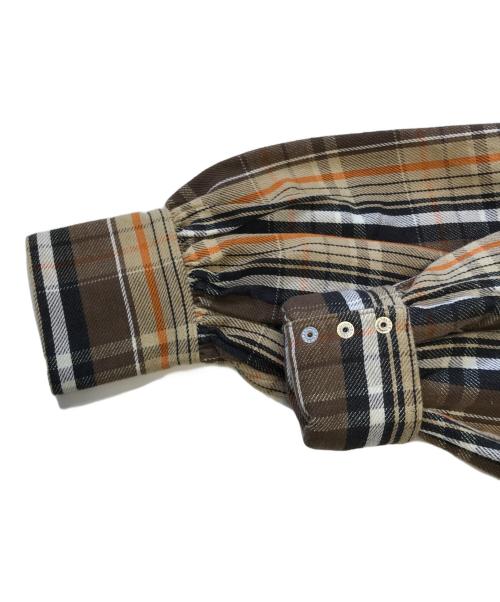 KAPITAL（キャピタル）KAPITAL (キャピタル) オペラスリーブコンポーザーシャツ ブラウン サイズ:1の古着・服飾アイテム