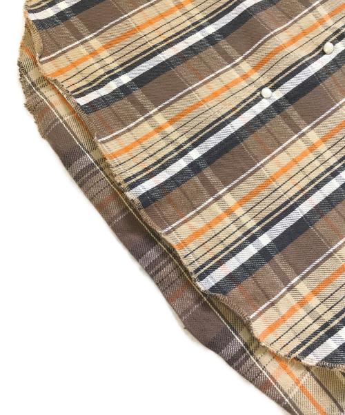 KAPITAL（キャピタル）KAPITAL (キャピタル) オペラスリーブコンポーザーシャツ ブラウン サイズ:1の古着・服飾アイテム