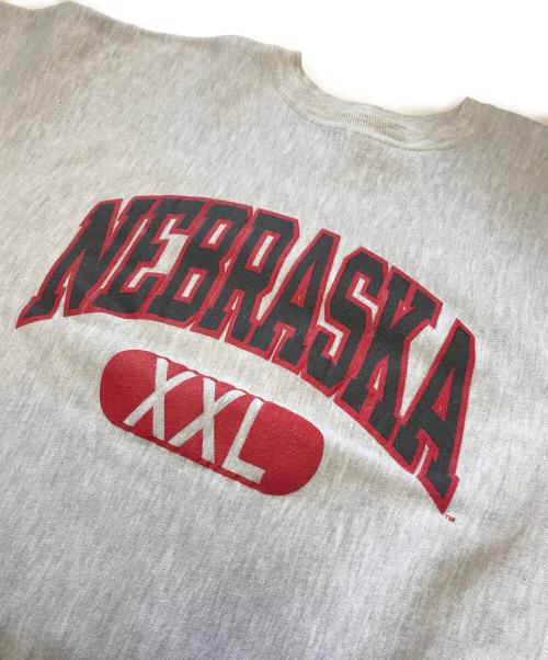 Champion（チャンピオン）Champion (チャンピオン) 二段カプセル リバースウィーブスウェット グレー サイズ:LARGEの古着・服飾アイテム