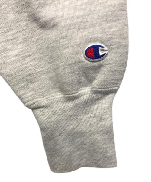 Champion（チャンピオン）Champion (チャンピオン) 二段カプセル リバースウィーブスウェット グレー サイズ:LARGEの古着・服飾アイテム