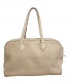 HERMESエルメス）の古着「ハンドバッグ」｜ベージュ