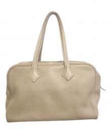 HERMES（エルメス）の古着「ハンドバッグ」｜ベージュ