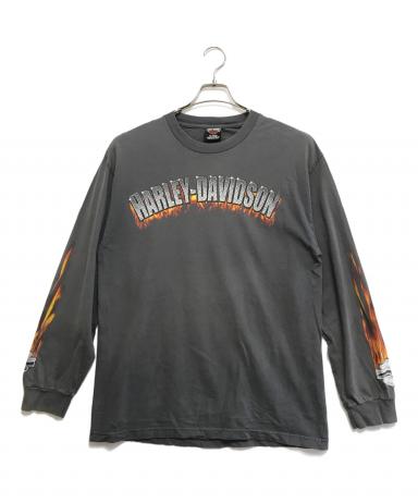 中古・古着通販】HARLEY-DAVIDSON (ハーレーダビッドソン) 袖プリント