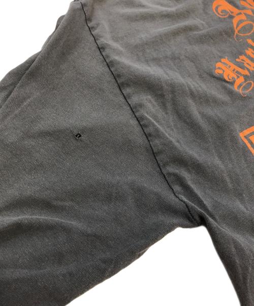 HARLEY-DAVIDSON（ハーレーダビッドソン）HARLEY-DAVIDSON (ハーレーダビッドソン) 袖プリントロングスリーブTシャツ グレー サイズ:Lの古着・服飾アイテム