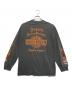HARLEY-DAVIDSON (ハーレーダビッドソン) 袖プリントロングスリーブTシャツ グレー サイズ:L：13000円