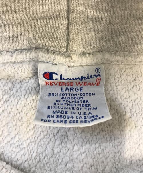Champion（チャンピオン）Champion (チャンピオン) リバースウィーブパーカー グレー サイズ:LARGEの古着・服飾アイテム