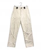 man-tleマントル）の古着「ヘビーウェイトコットンパンツ」｜アイボリー