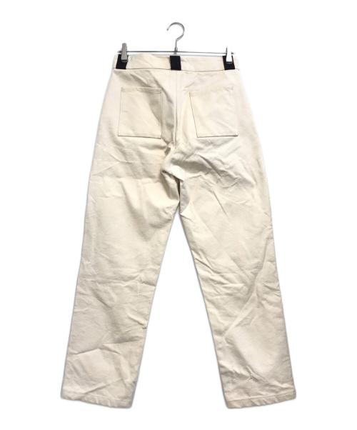 man-tle（マントル）MAN-TLE (マントル) ヘビーウェイトコットンパンツ アイボリー サイズ:Sの古着・服飾アイテム