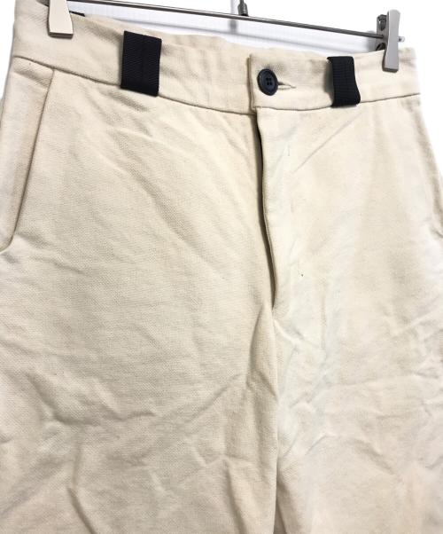 man-tle（マントル）MAN-TLE (マントル) ヘビーウェイトコットンパンツ アイボリー サイズ:Sの古着・服飾アイテム