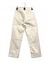 MAN-TLE (マントル) ヘビーウェイトコットンパンツ アイボリー サイズ:S：10000円