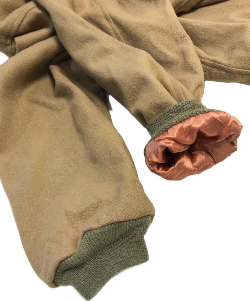 english squire（イングリッシュスクエア）english squire (イングリッシュスクエア) スタンドカラージャケット ベージュ サイズ:Lの古着・服飾アイテム