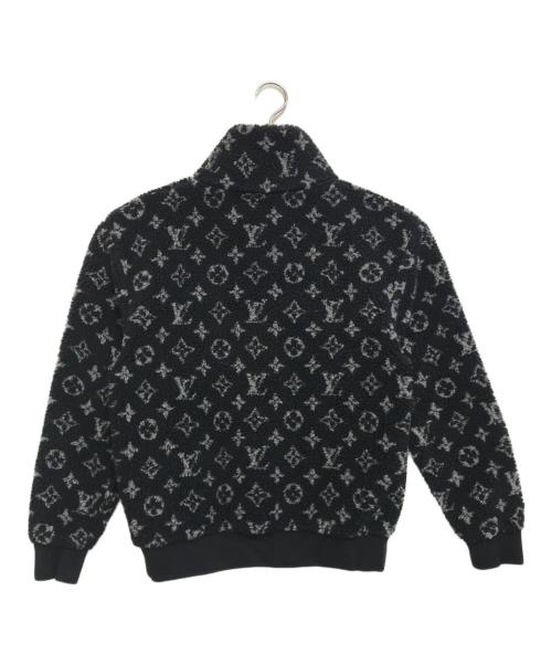 LOUIS VUITTON（ルイ ヴィトン）LOUIS VUITTON (ルイ ヴィトン) モノグラムフリースジャケット ブラック サイズ:XSの古着・服飾アイテム