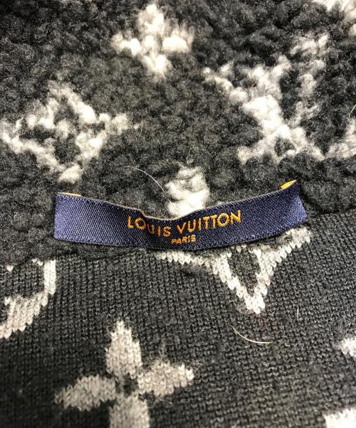 LOUIS VUITTON（ルイ ヴィトン）LOUIS VUITTON (ルイ ヴィトン) モノグラムフリースジャケット ブラック サイズ:XSの古着・服飾アイテム