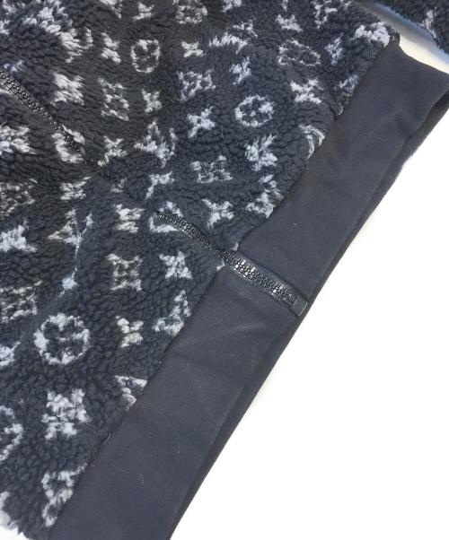 LOUIS VUITTON（ルイ ヴィトン）LOUIS VUITTON (ルイ ヴィトン) モノグラムフリースジャケット ブラック サイズ:XSの古着・服飾アイテム