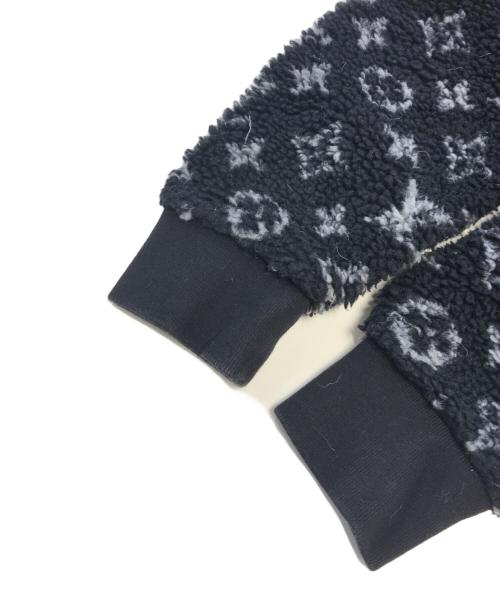 LOUIS VUITTON（ルイ ヴィトン）LOUIS VUITTON (ルイ ヴィトン) モノグラムフリースジャケット ブラック サイズ:XSの古着・服飾アイテム