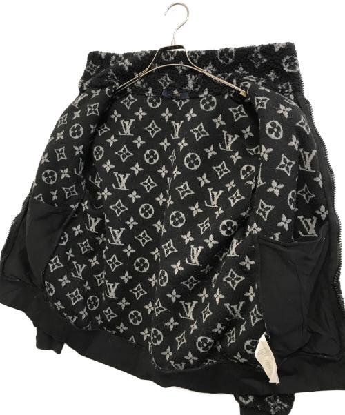 LOUIS VUITTON（ルイ ヴィトン）LOUIS VUITTON (ルイ ヴィトン) モノグラムフリースジャケット ブラック サイズ:XSの古着・服飾アイテム