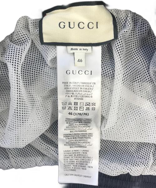 GUCCI（グッチ）GUCCI (グッチ) インターロッキングＧ ナイロンハーフパンツ ネイビー サイズ:SIZE 46の古着・服飾アイテム