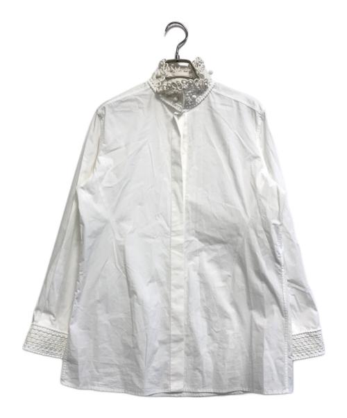 VALENTINO（ヴァレンティノ）VALENTINO (ヴァレンティノ) シャツ ホワイト サイズ:38の古着・服飾アイテム