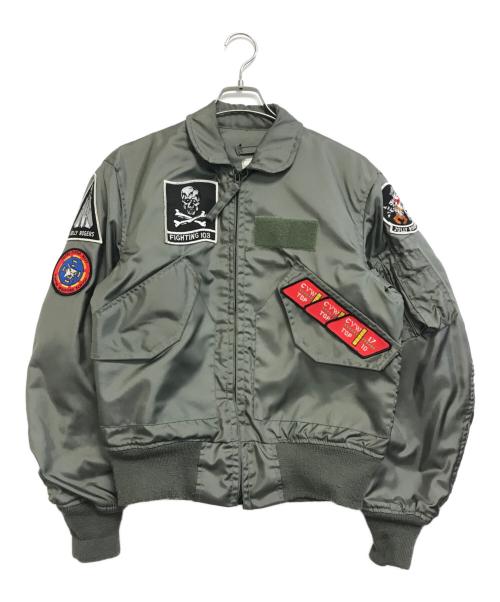 VINTAGE MILITARY（ヴィンテージ ミリタリー）VINTAGE MILITARY (ヴィンテージ ミリタリー) US ARMY CWU-36Pフライトジャケット オリーブ サイズ:SMALL(34-36)の古着・服飾アイテム