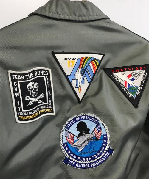 VINTAGE MILITARY（ヴィンテージ ミリタリー）VINTAGE MILITARY (ヴィンテージ ミリタリー) US ARMY CWU-36Pフライトジャケット オリーブ サイズ:SMALL(34-36)の古着・服飾アイテム