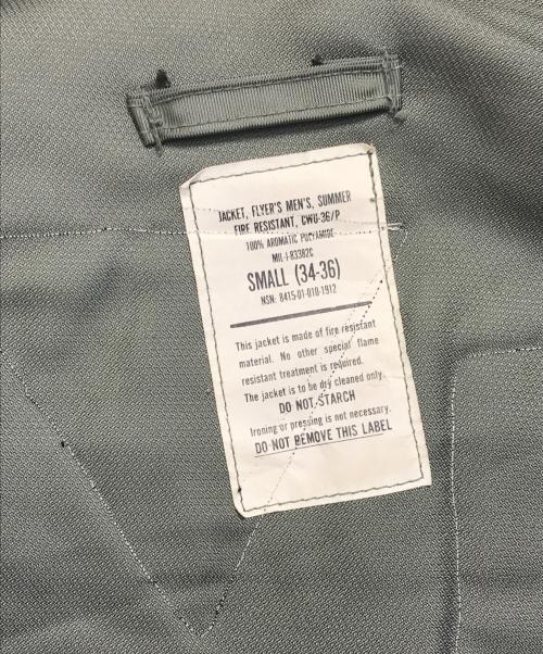 VINTAGE MILITARY（ヴィンテージ ミリタリー）VINTAGE MILITARY (ヴィンテージ ミリタリー) US ARMY CWU-36Pフライトジャケット オリーブ サイズ:SMALL(34-36)の古着・服飾アイテム
