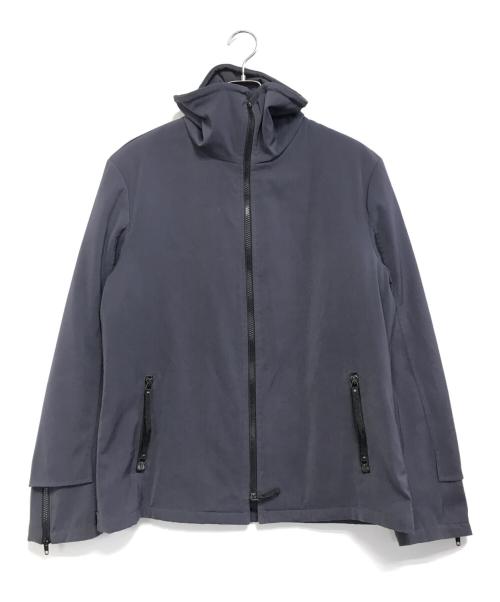 EMPORIO ARMANI（エンポリオ アルマーニ）EMPORIO ARMANI (エンポリオアルマーニ) スタンドカラージャケット ネイビー サイズ:50の古着・服飾アイテム