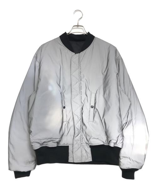UNUSED（アンユーズド）UNUSED (アンユーズド) Buzz Rickson's (バズリクソンズ) リバーシブルMA-1ジャケット ブラック×シルバー サイズ:3の古着・服飾アイテム
