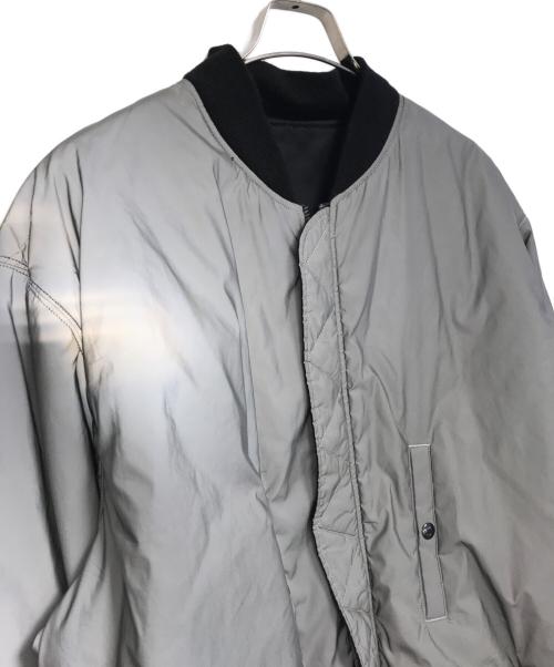 UNUSED（アンユーズド）UNUSED (アンユーズド) Buzz Rickson's (バズリクソンズ) リバーシブルMA-1ジャケット ブラック×シルバー サイズ:3の古着・服飾アイテム