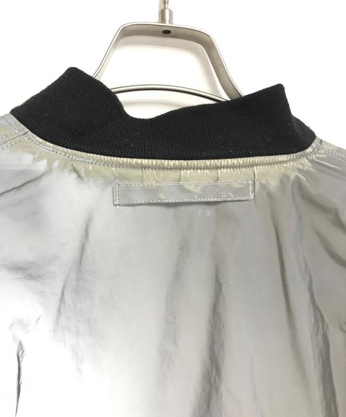 UNUSED（アンユーズド）UNUSED (アンユーズド) Buzz Rickson's (バズリクソンズ) リバーシブルMA-1ジャケット ブラック×シルバー サイズ:3の古着・服飾アイテム
