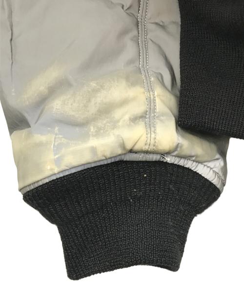 UNUSED（アンユーズド）UNUSED (アンユーズド) Buzz Rickson's (バズリクソンズ) リバーシブルMA-1ジャケット ブラック×シルバー サイズ:3の古着・服飾アイテム