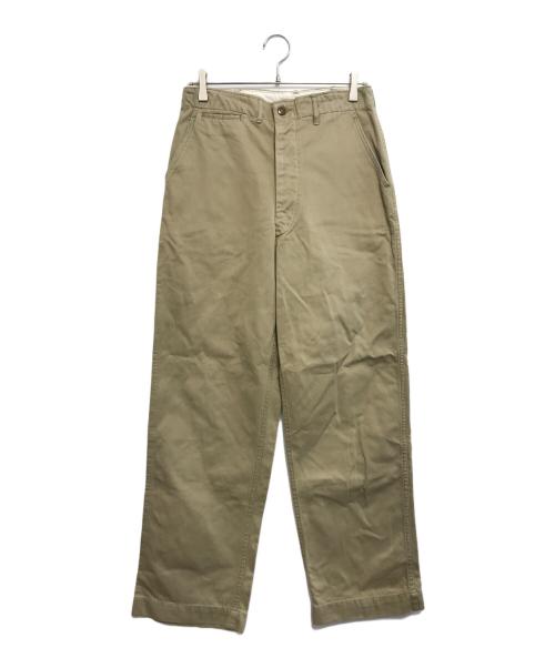 VINTAGE MILITARY（ヴィンテージ ミリタリー）VINTAGE MILITARY (ヴィンテージ ミリタリー) US ARMY 45カーキチノパン ベージュ サイズ:W32×L33の古着・服飾アイテム