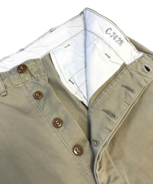 VINTAGE MILITARY（ヴィンテージ ミリタリー）VINTAGE MILITARY (ヴィンテージ ミリタリー) US ARMY 45カーキチノパン ベージュ サイズ:W32×L33の古着・服飾アイテム