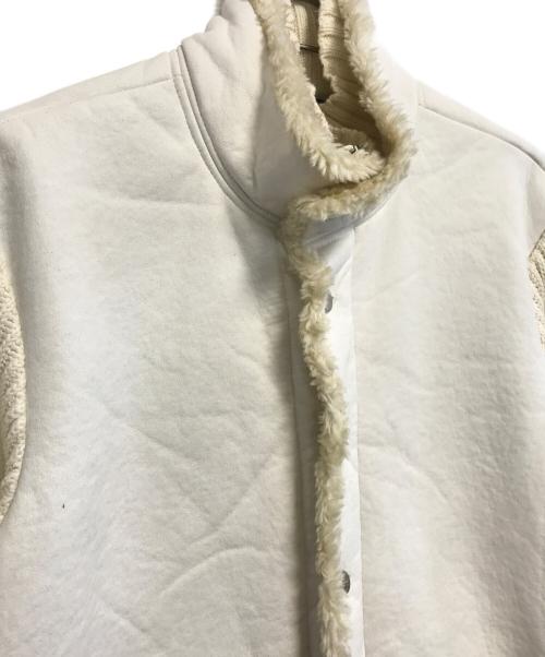 ARMANI EXCHANGE（アルマーニ エクスチェンジ）ARMANI EXCHANGE (アルマーニ エクスチェンジ) レイヤードニットジャケット ベージュ サイズ:Lの古着・服飾アイテム