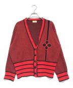 GIVENCHYジバンシィ）の古着「ニットカーディガン」｜レッド